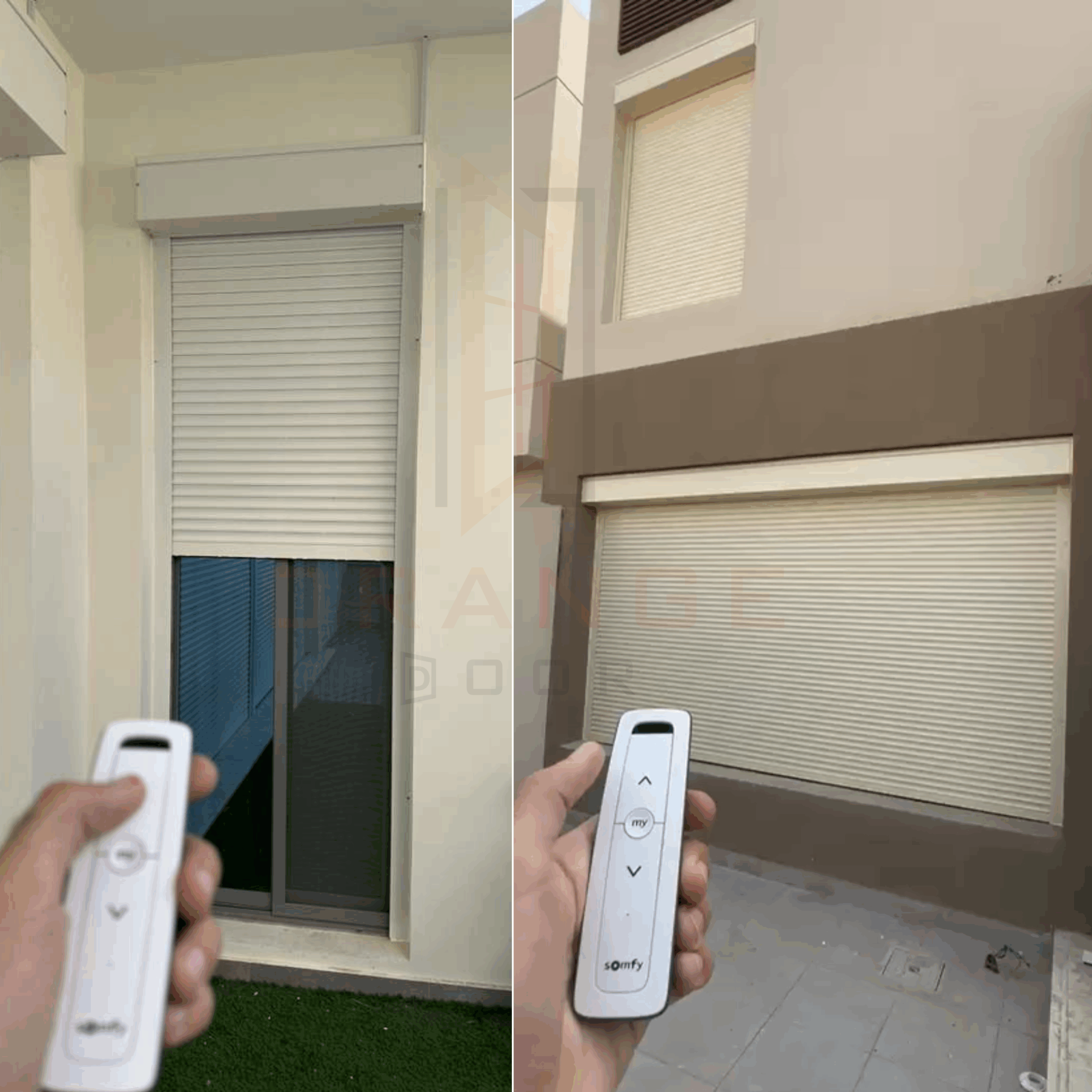 شتر كهربائي للنوافذ والابواب مع ريموت