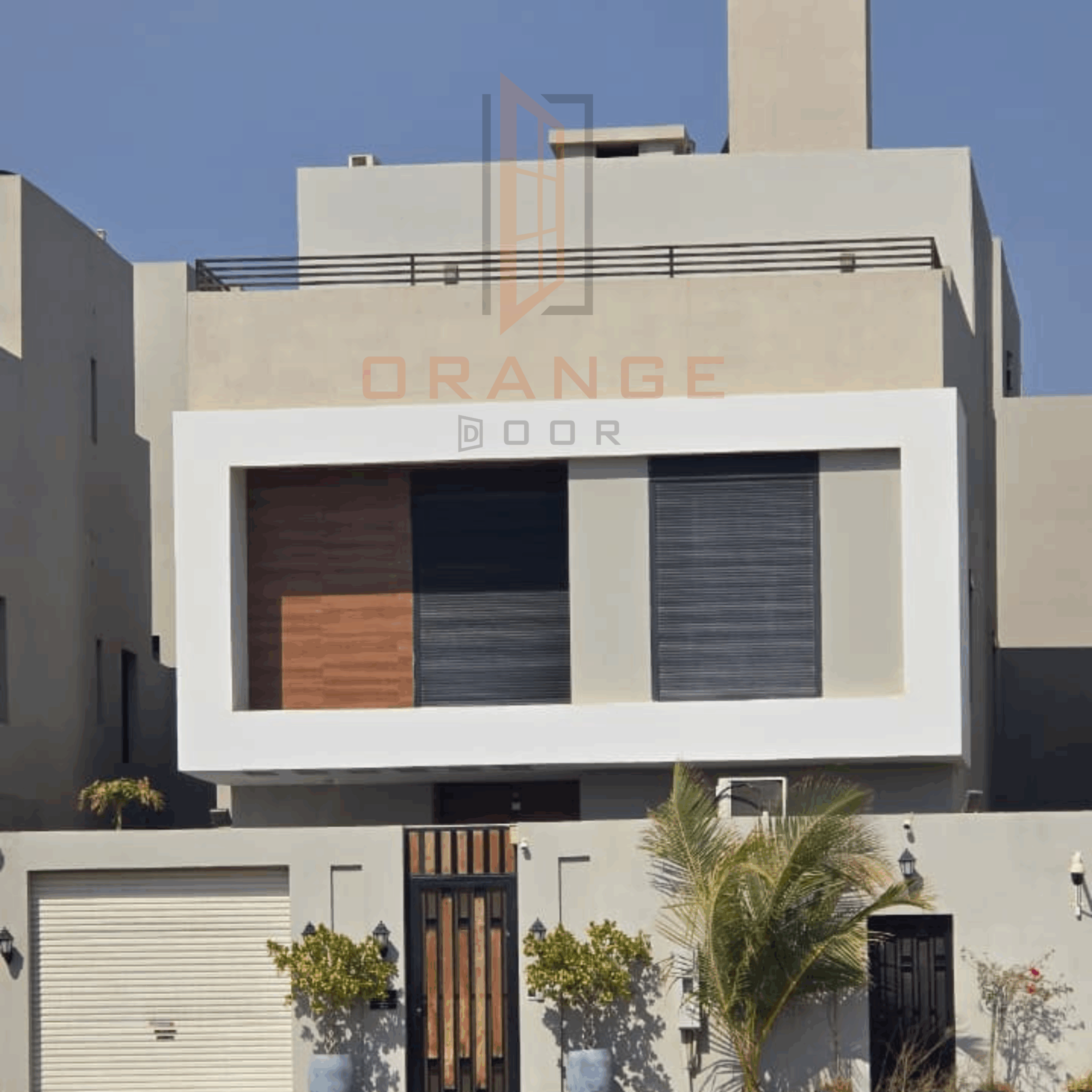 شتر نوافذ خارجي في فيلا